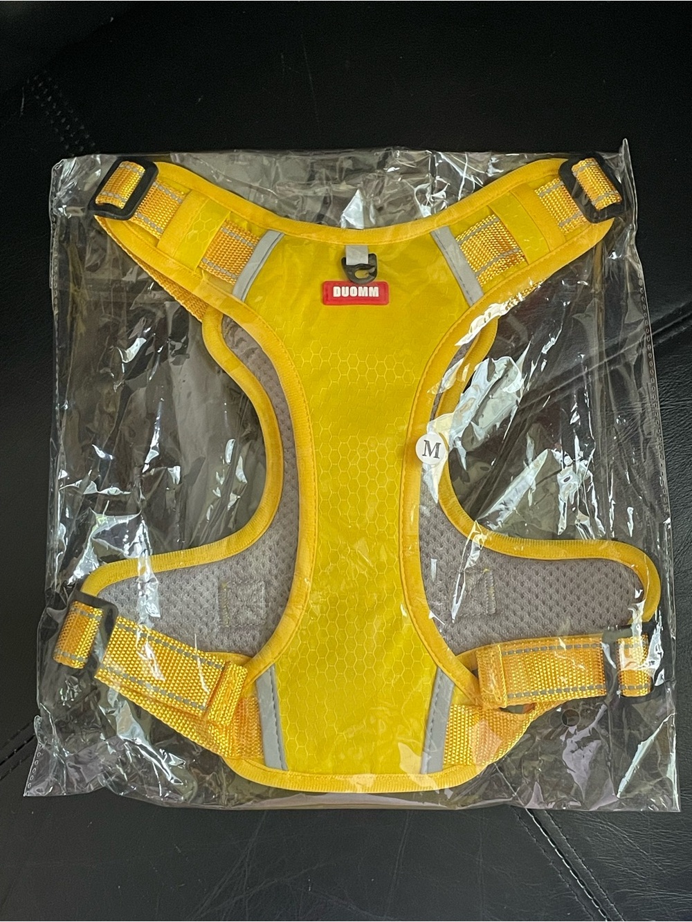 Brand New in bag! Yellow Reflective Dog Harness